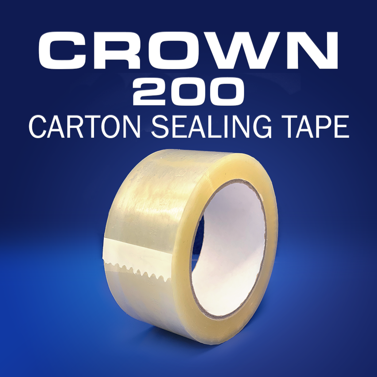 CWC Hot Melt Carton Sealing Tape - 1.6 mil 2 x 110 yds Clear