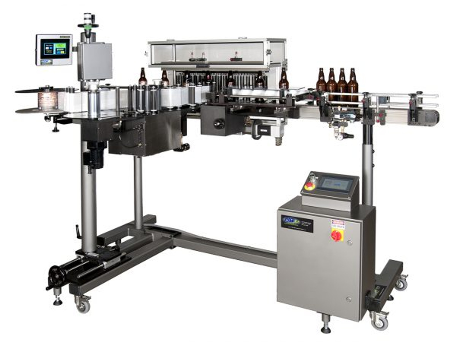 CTM Labeling System 360a Series Top Bottom Split Conveyor Labeling System