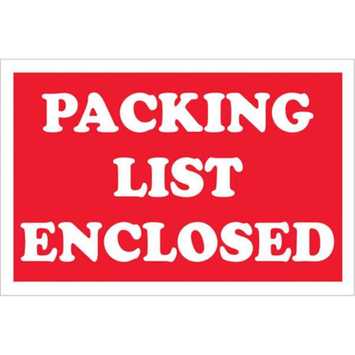 "Enclosed..." Labels