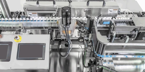 Harland PSL 9000VF Pressure Sensitive Wraparound Labeler