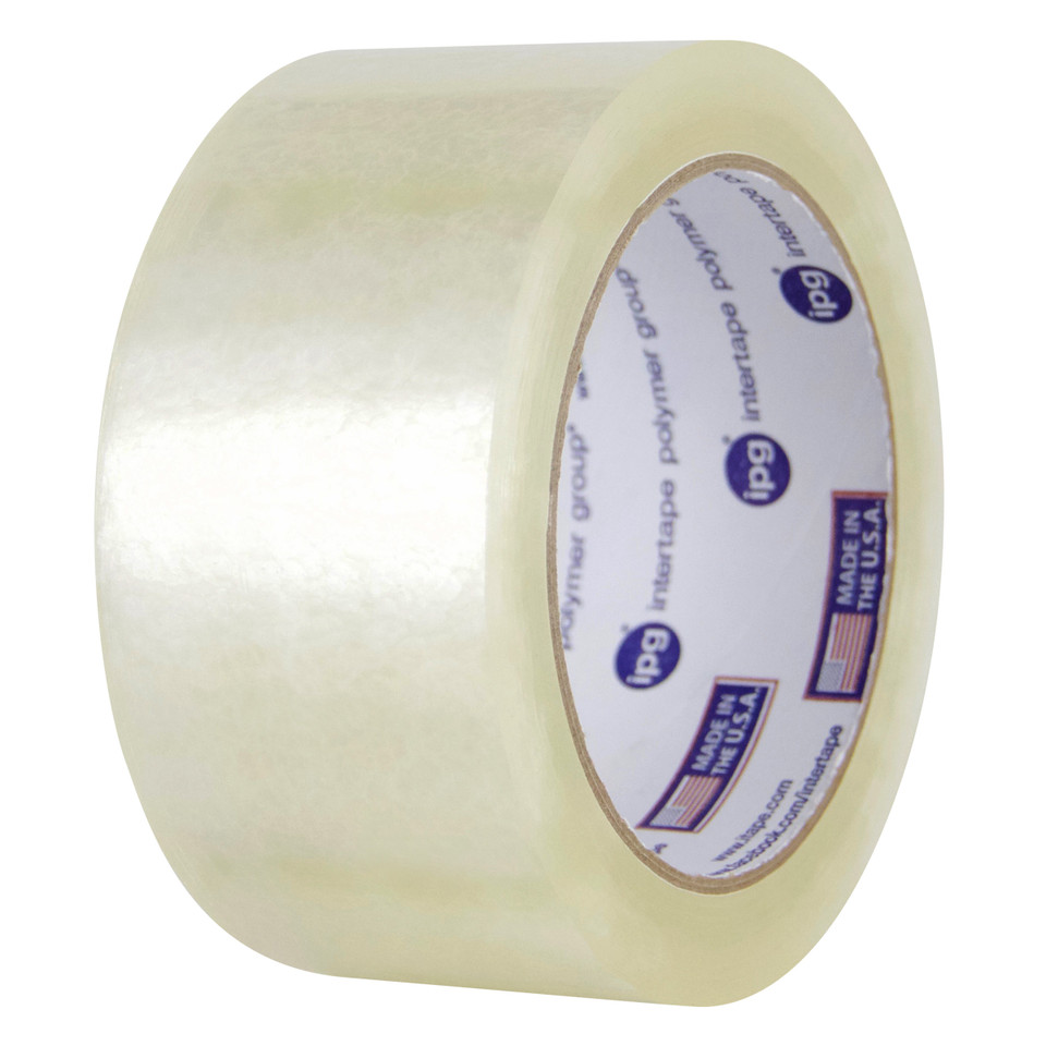 933773-5 IPG Carton Sealing Tape, Clear, Hot Melt Resin Tape Adhesive, Tape  Application Hand