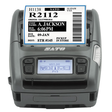 sato3 ③ Sato PV3 Printer | 3-Inch Mobile Thermal Printer