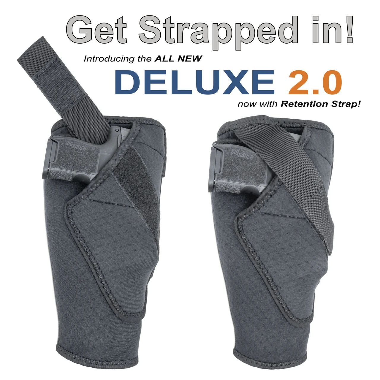 The Kahr CW380 Deluxe BUGBite Ankle Holster