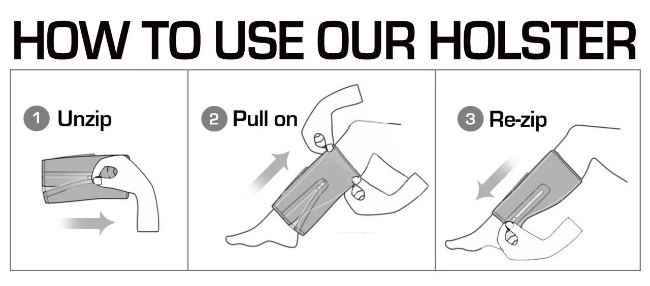The Ruger LCP II Deluxe BUGBite Ankle Holster