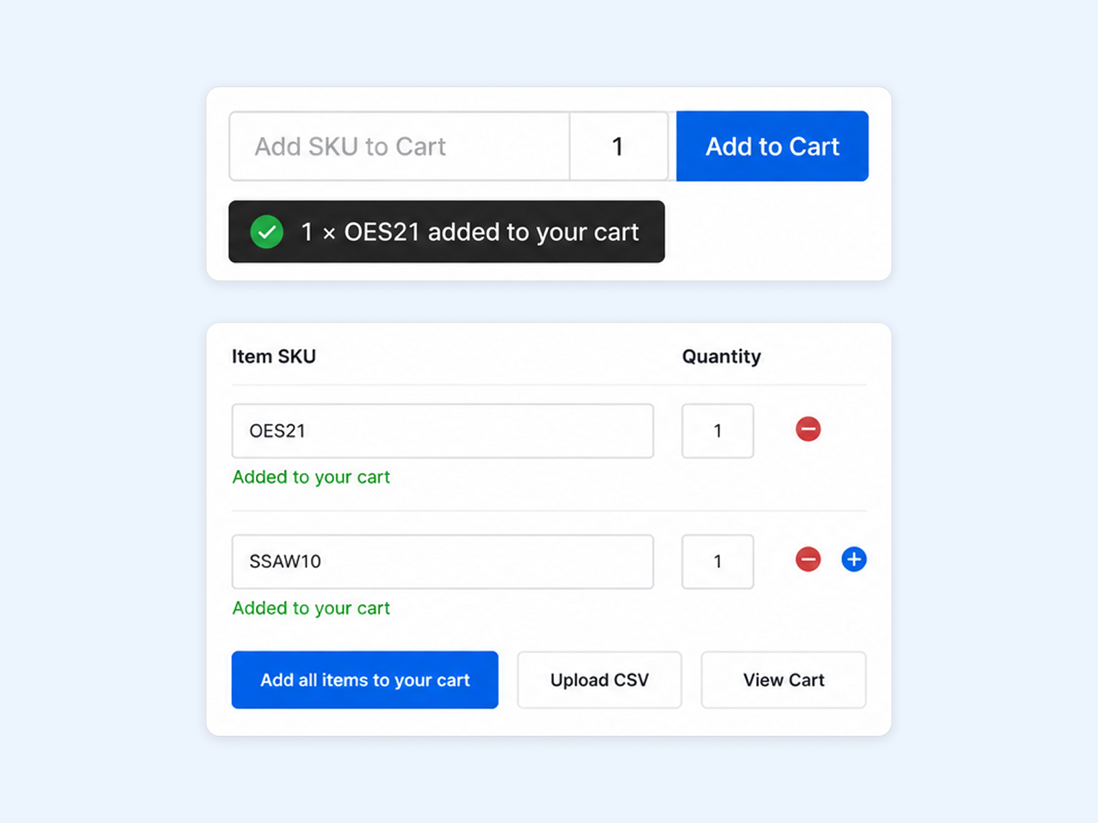 Built for B2B ordering