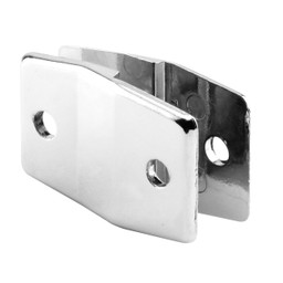 Alcove Clips, 1/4 in. Offset, Zinc Alloy (Cast Zamak), Chrome Plated (1 Pair)