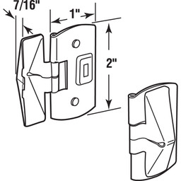 Wood Window Flip Lock
