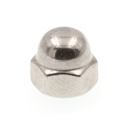  Acorn Cap Nuts, #8-32, Grade 18-8 Stainless Steel (10 Pack)