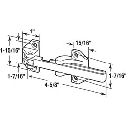 Door Guard, Heavy Duty with Screws, Classic Bronze Finish (Single Pack)