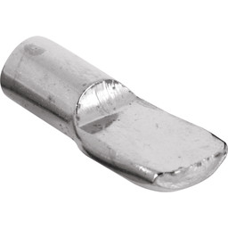 Shelf Support Peg, 1/4 inch Diameter, Nickel Plated Steel, Pack of 8