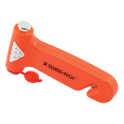 SWISS+TECH 4-in-1 BodyGard Auto Emergency Hammer Escape Tool with Glass Breaker (Single Pack)