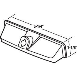 EntryGard Operator High Impact Plastic, Bronze Cover, Snap-On Design, 1 per pkg.