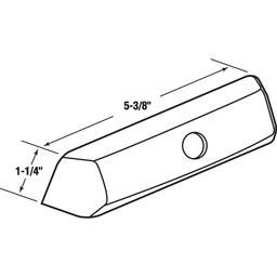 EntryGard Operator Diecast 
Bronze Cover, Snap-On Design, 1 per pkg.