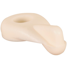 Flush Panel Clip,  Plastic, Clear, 25 per tub w/Screws