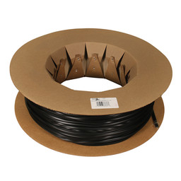 P 7837 |  Glass Retaining Spline, Glazing "U" Channel, Black Vinyl, 75' per roll.