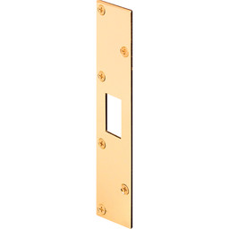 Super Deadbolt Strike, Brass (Single Pack)