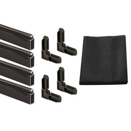Screen Frame Kit, 7/16 in. x 3/4 in. x 60 in. x 60 in., Aluminum, Bronze (1 Kit)