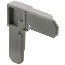 Plastic Screen Frame Corners, 5/16 in. x 3/4 in., Gray Finish (50 Pack)