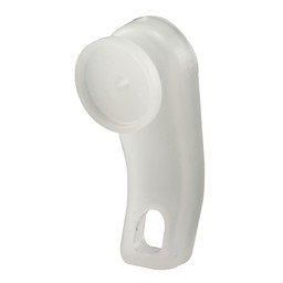 Drapery Track Carrier, 1/2 in. Outside Diameter Guide, Plastic, White (100 Pack)