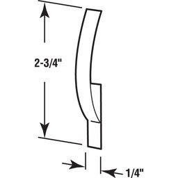 Window Screen Tension Springs, 1/4 in. x 2-3/4 in., Spring Steel Construction (100 Pack)