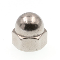  Acorn Cap Nuts, 1/4 in.-20, Grade 18-8 Stainless Steel (25 Pack)