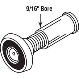Door Viewer, 190 Degree, 9/16 in. Diameter, Brass Finish (2 Pack)