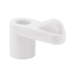 Screen Clip, 5/16", Plastic, White, Qty:8 w/Screws