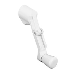 Operator Folding Crank Handle, 11/32 in., White Painted Finish (6 Pack)