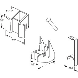 Window Channel Balance Shoe Set (Single Pack)