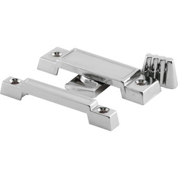 Slim Line Sliding Window Sash Lock, 2-1/4 in. Hole Centers, Diecast Zinc, Chrome-Plated, (Single Pack)