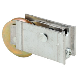 Single 1-1/2 in. Steel Roller Assembly, Ball Bearing, Unique Back Housing (Single Pack)