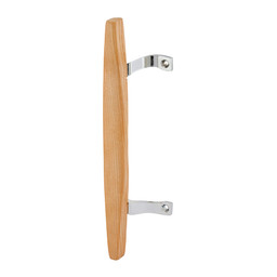 Wooden Pull with Chrome Plated Brackets (Single Pack)