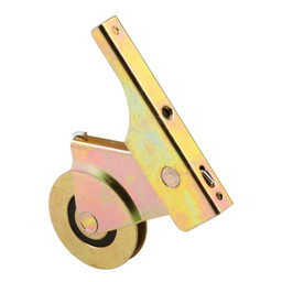 Sliding Screen Door Roller, Spring-Loaded, 1-1/4 in. Steel Roller (2 Pack)