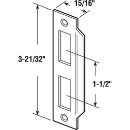 Door Strike for mortise locks