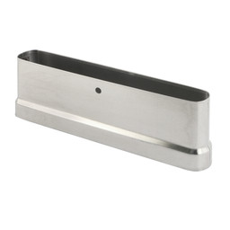Pilaster Shoe Kit, Fits 8 in. Wide Pilasters, Stainless Steel, Oval End (Single Pack)