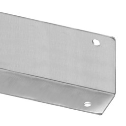 Continuous Angle Bracket, 18 Gauge, 2-1/2 in. x 57 in., Stainless Steel (Single Pack)