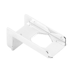Top Hinge Door Insert, 1 in. Thick Doors, Chrome Plated (Single Pack)