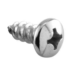 Phillips Pan Head Screw, #14 X 5/8 in., Chrome (100 Pack)