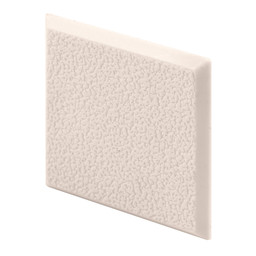Wall Protector, 2 In. x 2 In. Squares, Rigid Vinyl, Ivory, Textured (5 Pack)