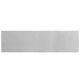 Kick Plate, 8 in. x 34 in., Satin Nickel, Aluminum (Single Pack)