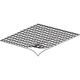 Screen Repair Patches, 3 in. x 3 in., Fiberglass Fabric, Charcoal (10 Pack)