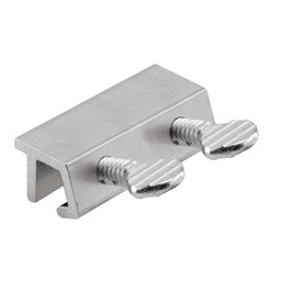 Sliding Door Lock, Double Screws, Aluminum