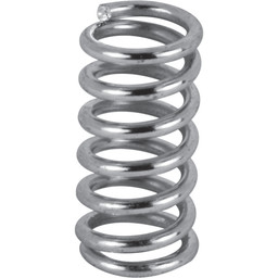Compression Springs, 1/4 inch x 1/2 inch x .35 Wire Diameter, Spring Steel, Pack of 6