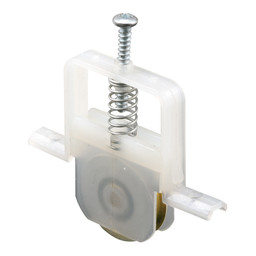 Roller Assembly, 1 in. Outside Diameter, Concave Edge, Steel Ball