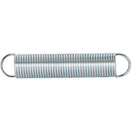 Extension Spring, 9/16 in. x 3 in., 0.054 in. Diameter, Single Loop