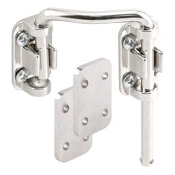 Satin Nickel Right Handed Sliding Patio Door Lock