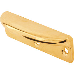 Deluxe Style Wood Window Sash Lift, 3-3/16 in. Hole Centers, Steel (2 Pack)