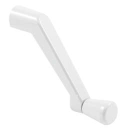 Casement Operator Crank Handle with 11/32 in. Bore, White (2 Pack)