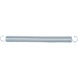 Extension Spring, 1 inch x 12 inches x .15, Steel, Single Loop, Open, Pack of 1