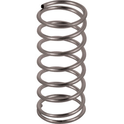 Compression Spring, Spring Steel Construction, Nickel-Plated